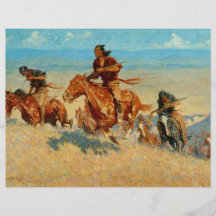 Frederic Remington's The Buffalo Runners (1909) Flyers