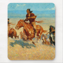 Frederic Remington's The Buffalo Runners (1909) mousepads