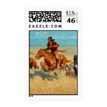 Frederic Remington's The Buffalo Runners (1909) postage