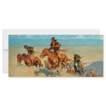 Frederic Remington's The Buffalo Runners (1909) rack cards