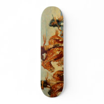 Frederic Remington's The Buffalo Runners (1909) Skateboard Deck
