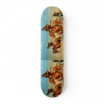 Frederic Remington's The Buffalo Runners (1909) skateboards