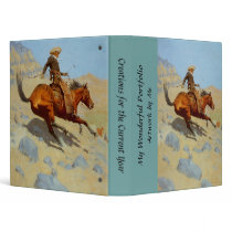 Frederic Remington's The Cowboy (1902) binders