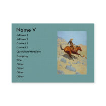 Frederic Remington's The Cowboy (1902) business cards
