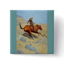 Frederic Remington's The Cowboy (1902) buttons
