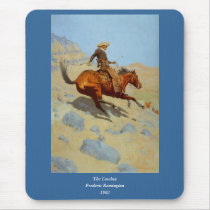 Frederic Remington's The Cowboy (1902) mousepads
