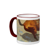Frederic Remington's The Cowboy (1902) mugs