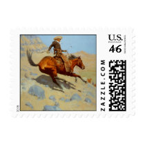 Frederic Remington's The Cowboy (1902) postage
