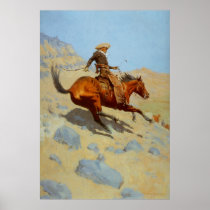 Frederic Remington's The Cowboy (1902) Posters