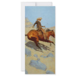 Frederic Remington's The Cowboy (1902) Customized Rack Card