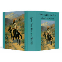 Frederic Remington's The Indian Trapper (1889) binders