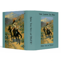 Frederic Remington's The Indian Trapper (1889) binders