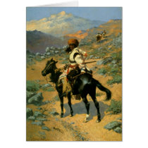 Frederic Remington's The Indian Trapper (1889) Card