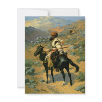 Frederic Remington's The Indian Trapper (1889) invitations