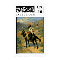 Frederic Remington's The Indian Trapper (1889) postage