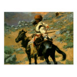Frederic Remington's The Indian Trapper (1889) Postcard