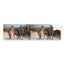 Frederic Remington's The Mexican Major (1889) bumper stickers