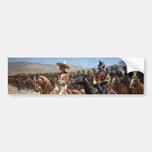 Frederic Remington's The Mexican Major (1889) Bumper Stickers