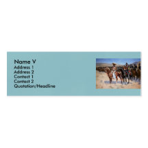 Frederic Remington's The Mexican Major (1889) Business Card