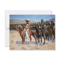 Frederic Remington's The Mexican Major (1889) invitations