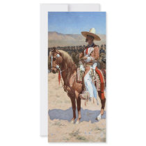 Frederic Remington's The Mexican Major (1889) rack cards