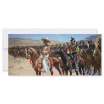 Frederic Remington's The Mexican Major (1889) rack cards by MasterpieceGallery Frederic Remington's The Mexican Major (1889) rack cards