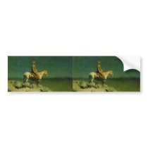 Frederic Remington's The Night Herder (circa 1908) bumper stickers
