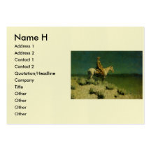 Frederic Remington's The Night Herder (circa 1908) Business Card