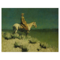 Frederic Remington's The Night Herder (circa 1908) flyers