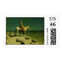 Frederic Remington's The Night Herder (circa 1908) postage