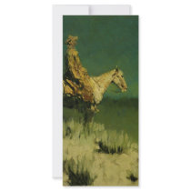 Frederic Remington's The Night Herder (circa 1908) rack cards by MasterpieceGallery Frederic Remington's The Night Herder (circa 1908) rack cards