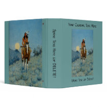 Frederic Remington's The Outlier 1909 binders