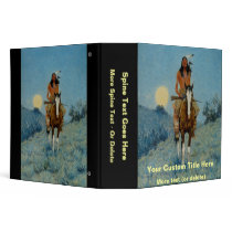 Frederic Remington's The Outlier 1909 binders