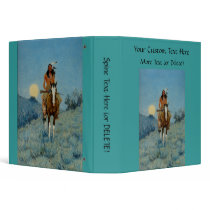 Frederic Remington's The Outlier 1909 binders