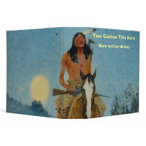 Frederic Remington's The Outlier 1909 binders