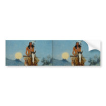 Frederic Remington's The Outlier 1909 bumper stickers