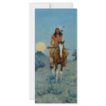 Frederic Remington's The Outlier 1909 Rack Card Template