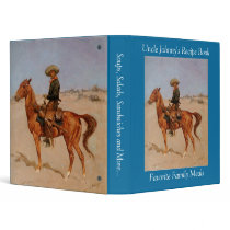 Frederic Remington's The Puncher (1895) Vinyl Binder
