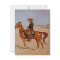 Frederic Remington's The Puncher (1895) invitations
