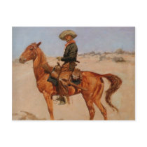 Frederic Remington's The Puncher (1895) postcards