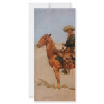 Frederic Remington's The Puncher (1895) Custom Rack Cards