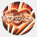 Frederica Round Stickers