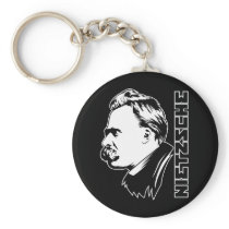 Frederich Nietzsche Portrait Keychain