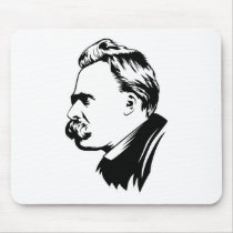 Frederich Nietzsche Portrait Mousepad by strk3 Frederich Nietzsche Portrait Mousepad