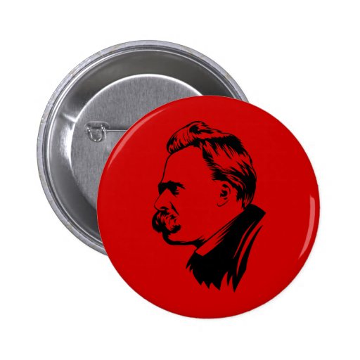 Frederich Nietzsche Portrait Pin