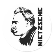 Frederich Nietzsche Portrait Sticker