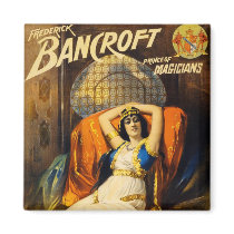 Frederick Bancroft, prince of magicians Fridge Magnets