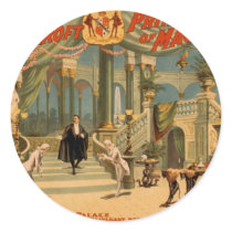 Frederick Bancroft, 'The Magician's Palace' Round Stickers