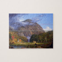 Frederick Church - Above the clouds at sunrise Puzzle