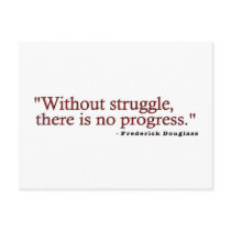 Frederick Douglas Quote Postcards